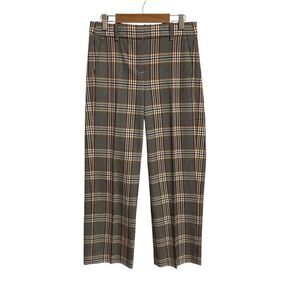 J Crew High-Rise Peyton Ankle Pant in Plaid with Perfecting Pockets Size 0